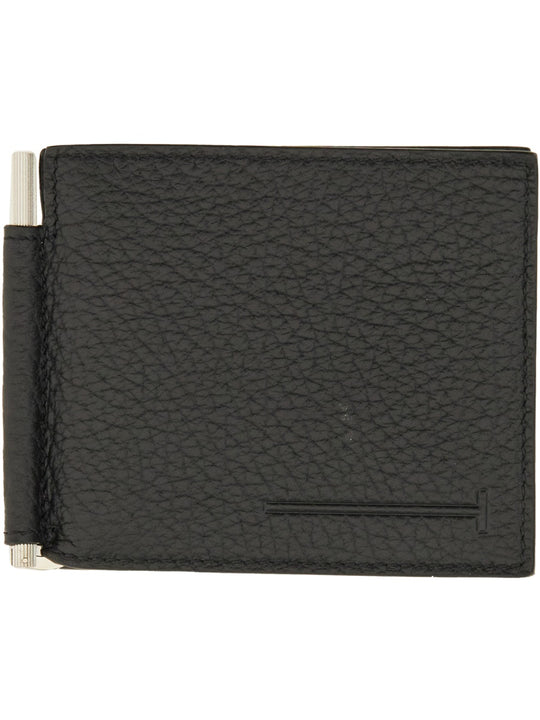 Wallet With T-Shaped Money Clip
