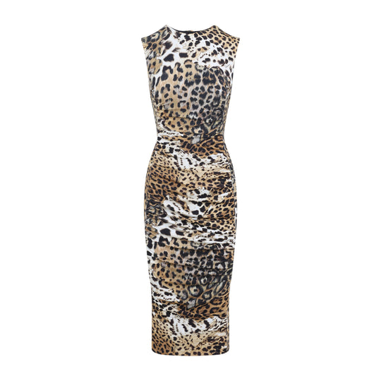 Natural Beige Jaguar Skin Dress
