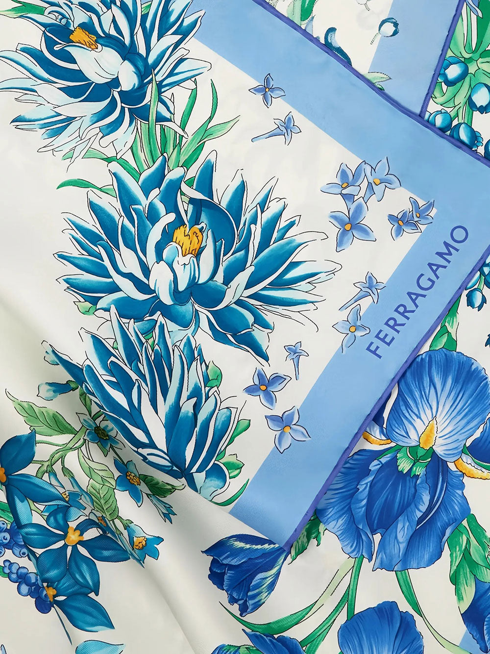 Ferragamo Foulards - Blu | aad40520b35ae55d7903ab2e66319ba5b7cd7f3a
