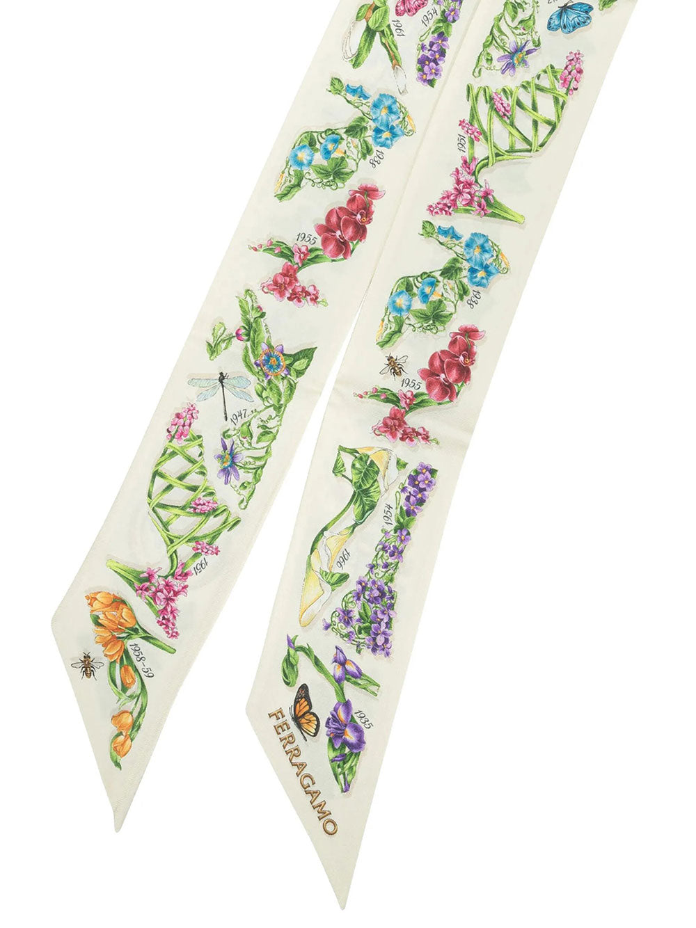 Ferragamo Foulards - Bianco | f949d8f26f22ba1fde66f62cd08f75d15315d005