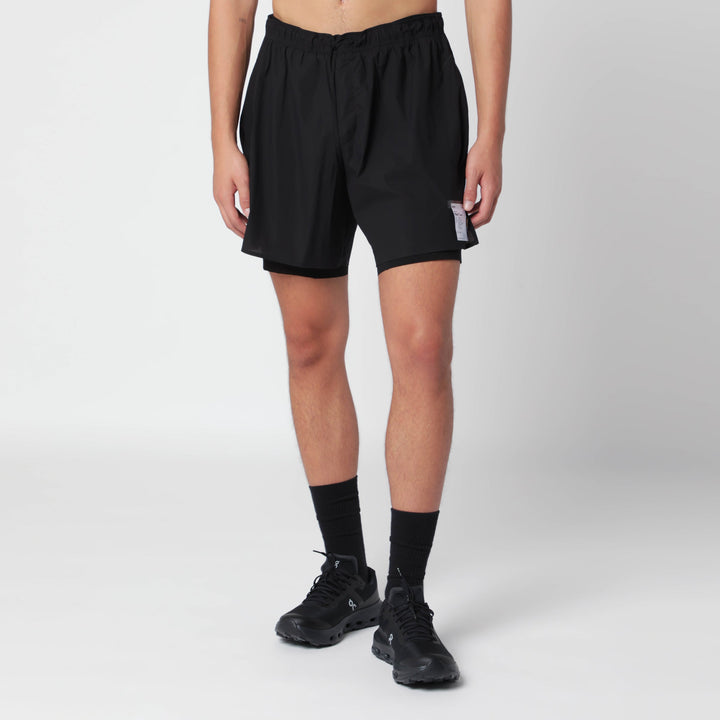 Satisfy Pantalones Cortos de Trail Rippy™ Cordura® Negro 5"