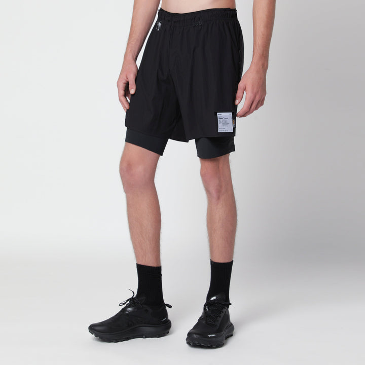 Satisfy Short De Trail Noir Rippy Cordura 8”