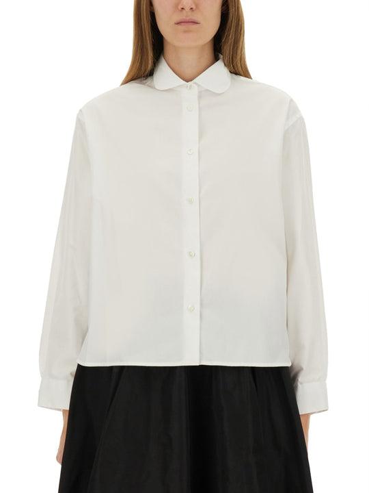 Cotton Poplin Boxy Shirt
