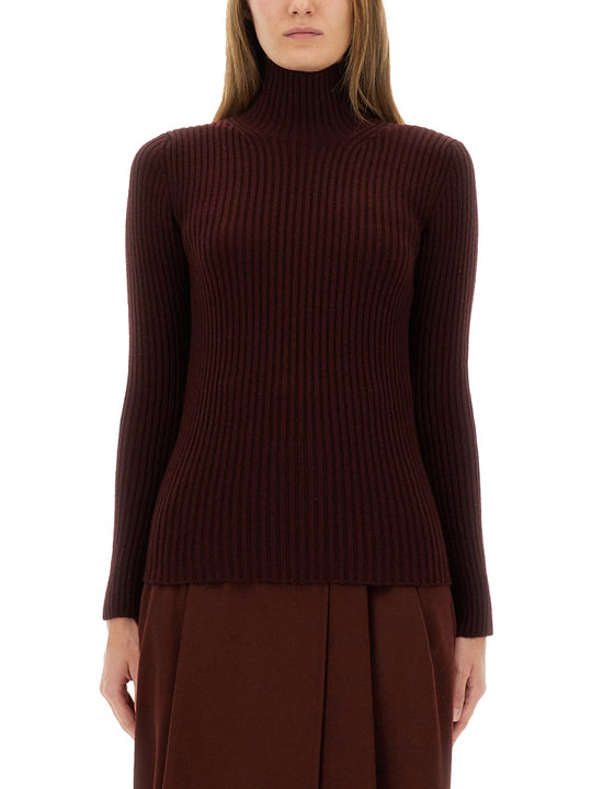 Ribbed Turtleneck Sweater