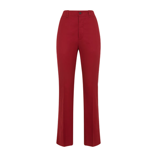 Rouge Cotton Pants