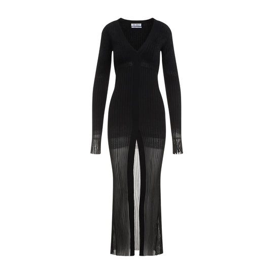 Black Degrade Midi Dress