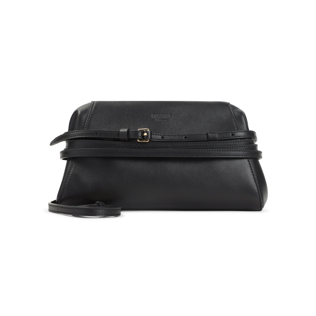 Moschino Clutches - Nero | f7774e60ab26ed44b75c9f9c1a0f15c0d8a7fa31