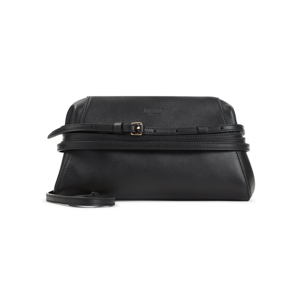 Black Belted Shoulder Bag