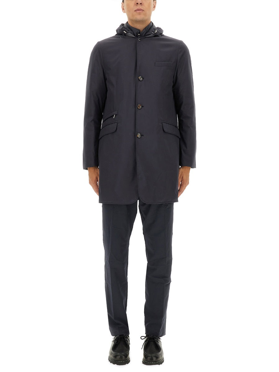 Moorer Trench e Impermeabili - Blu | Wanan Luxury