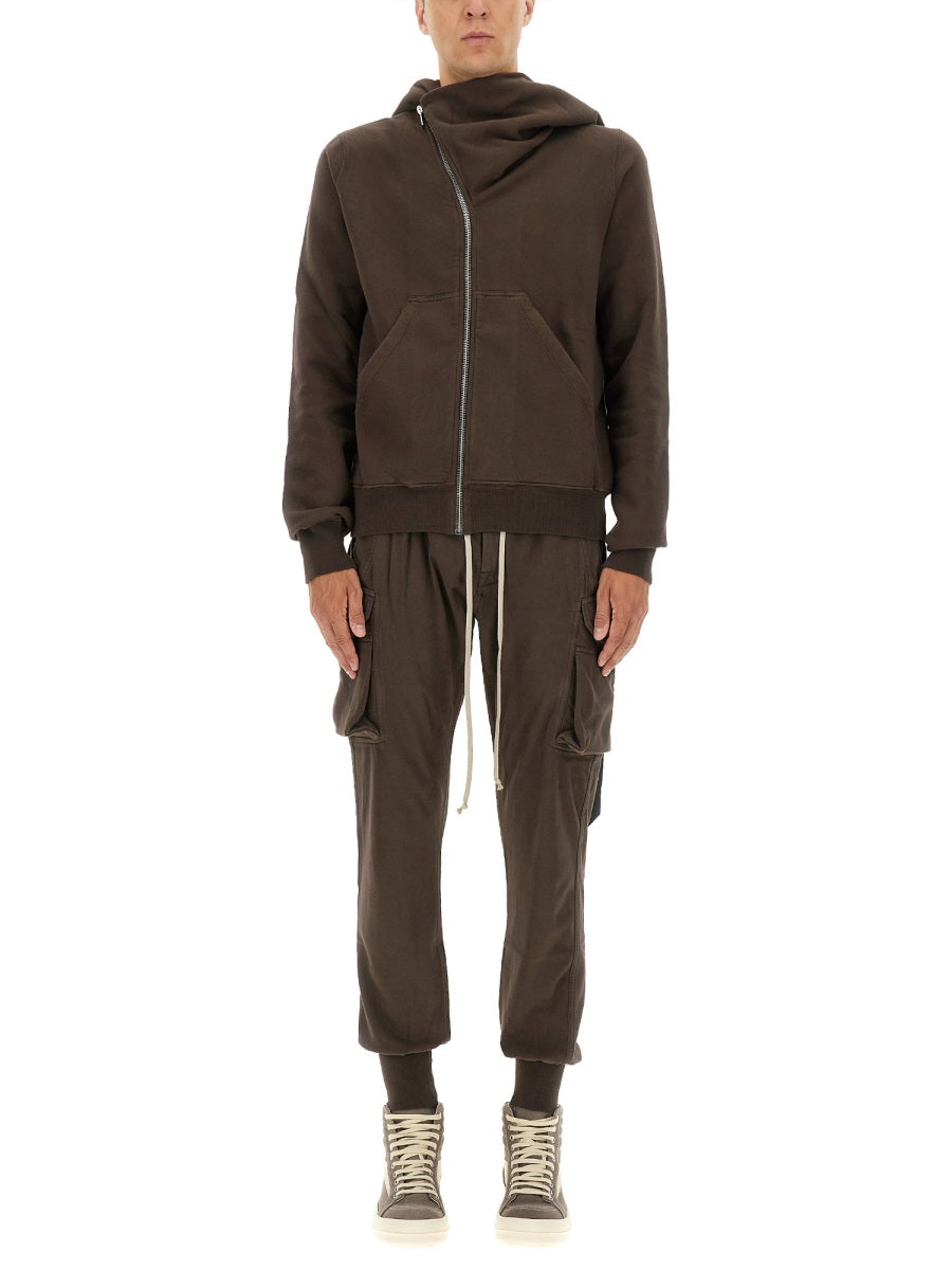 Rick Owens x Drkshdw Felpe - Marrone | Wanan Luxury