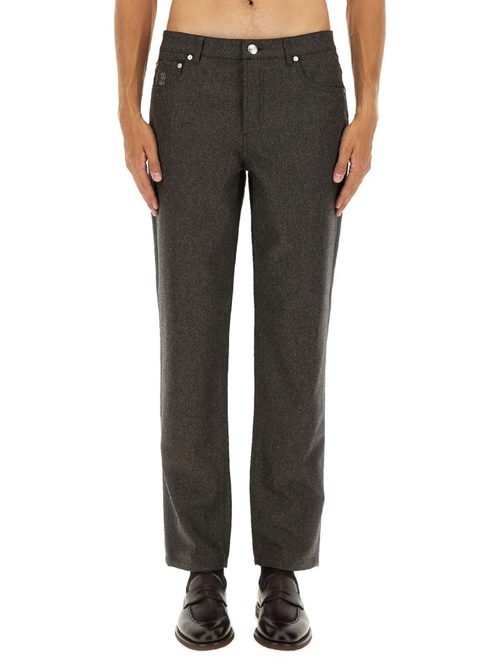 Brunello Cucinelli Pantaloni - Marrone | Wanan Luxury