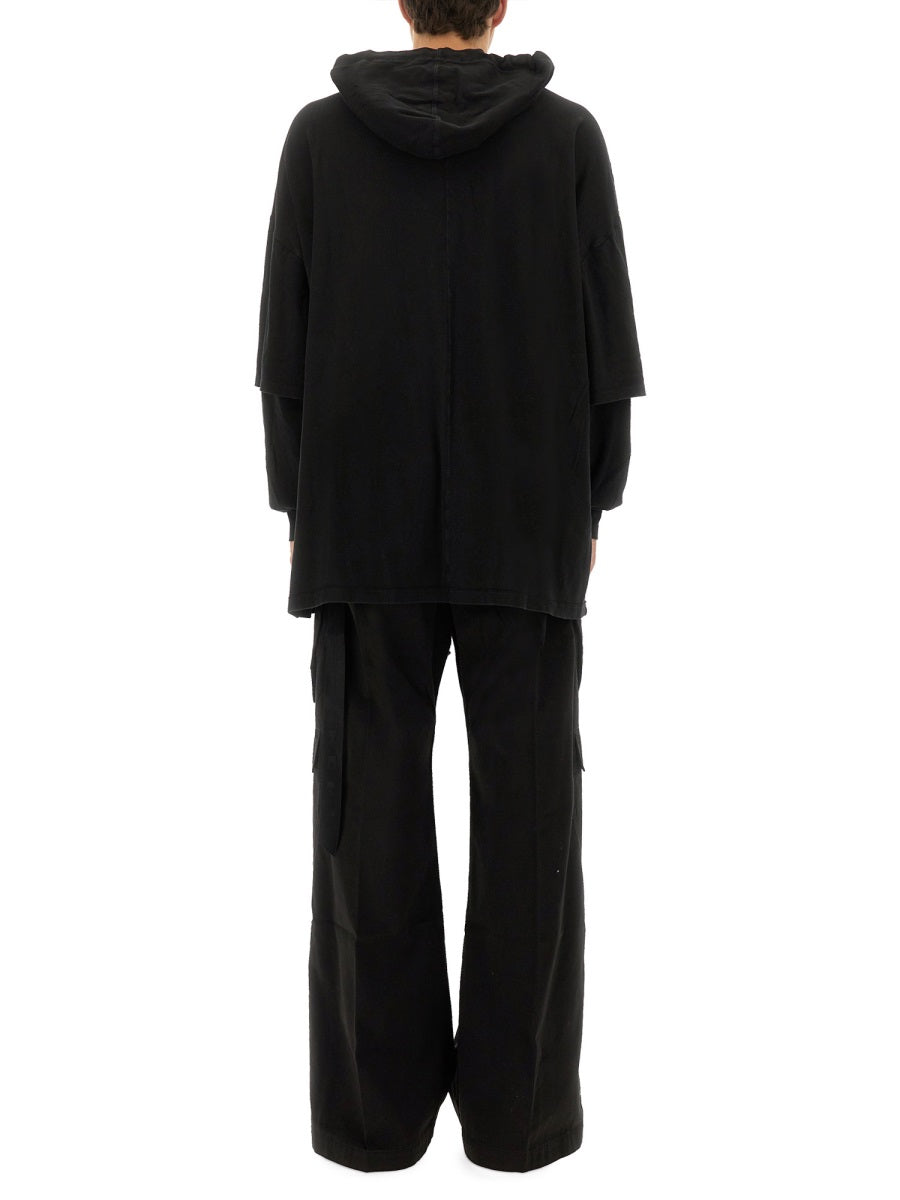 Rick Owens x Drkshdw Felpe - Nero | Wanan Luxury