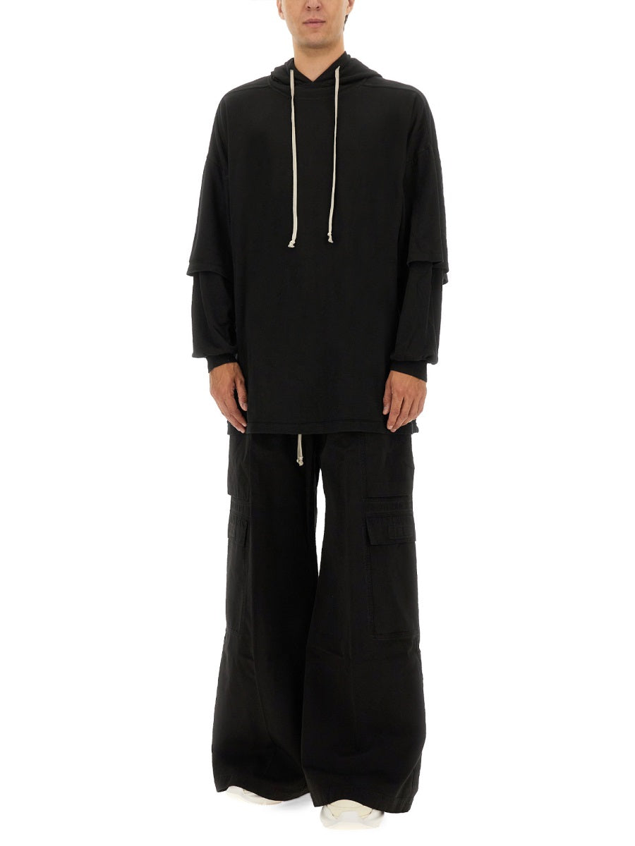 Rick Owens x Drkshdw Felpe - Nero | Wanan Luxury