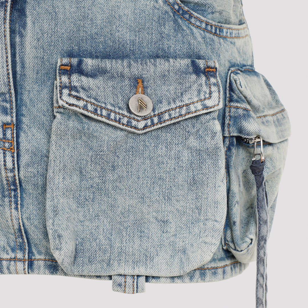 The Attico Mini skirts - Blu | 8546a06fcf7ad790a711e065246e1778cb037608