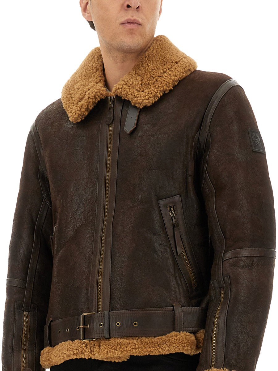 Belstaff Capi in Pelle - Marrone | Wanan Luxury