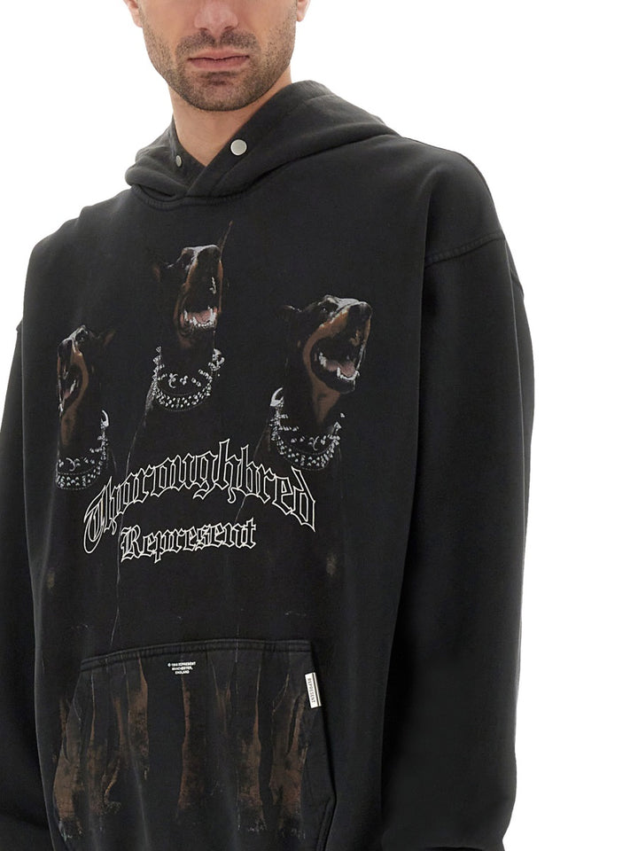 Represent Felpe - Black | d42738ea1d1277a741b42f1eeba825acd283e357
