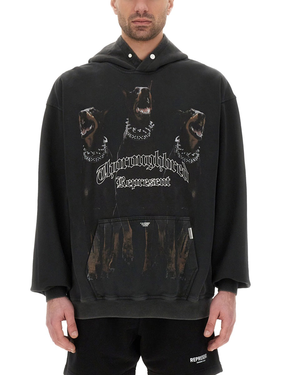 Represent Felpe - Black | 6326b307d40ff7047ec80fbf341f39c914d89ada
