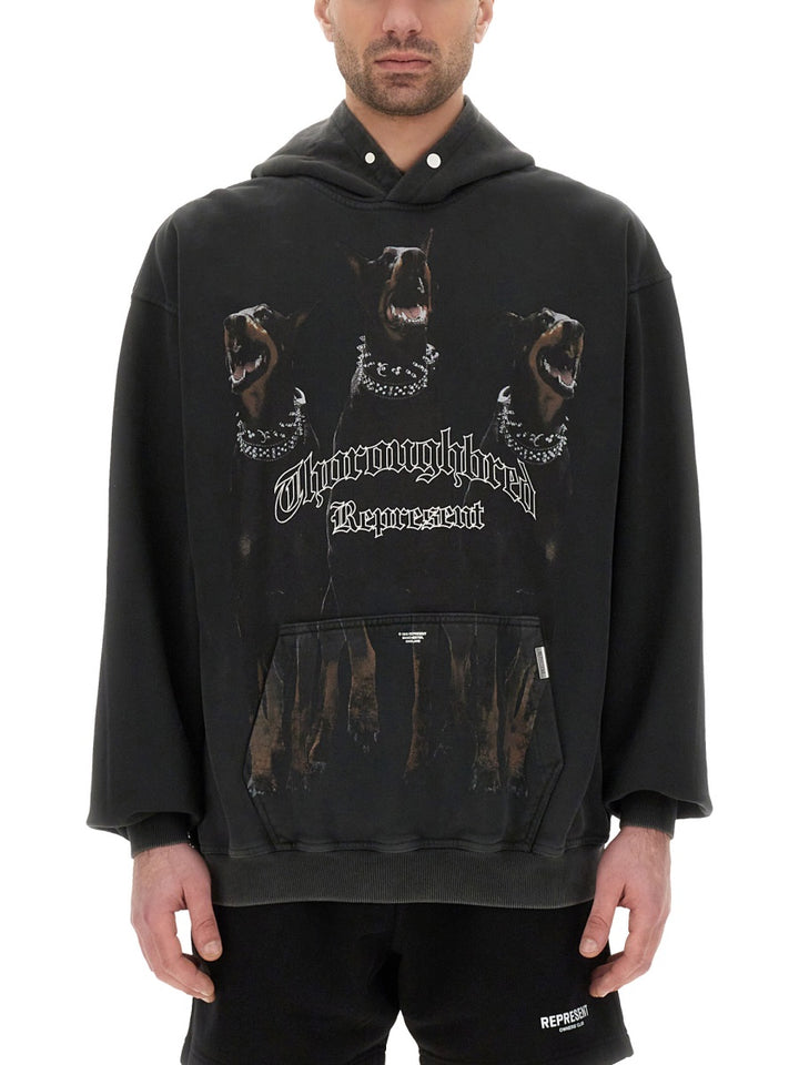 Represent Felpe - Black | 6326b307d40ff7047ec80fbf341f39c914d89ada