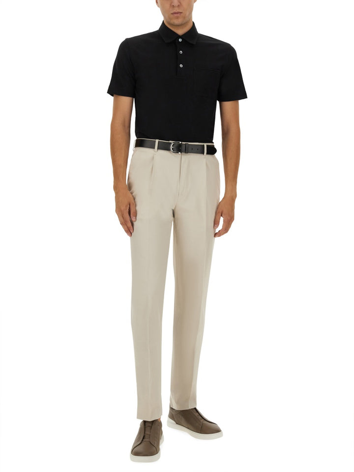 Zegna Polo - Black | b12d563342903618f1962cb226200bad082dc28a