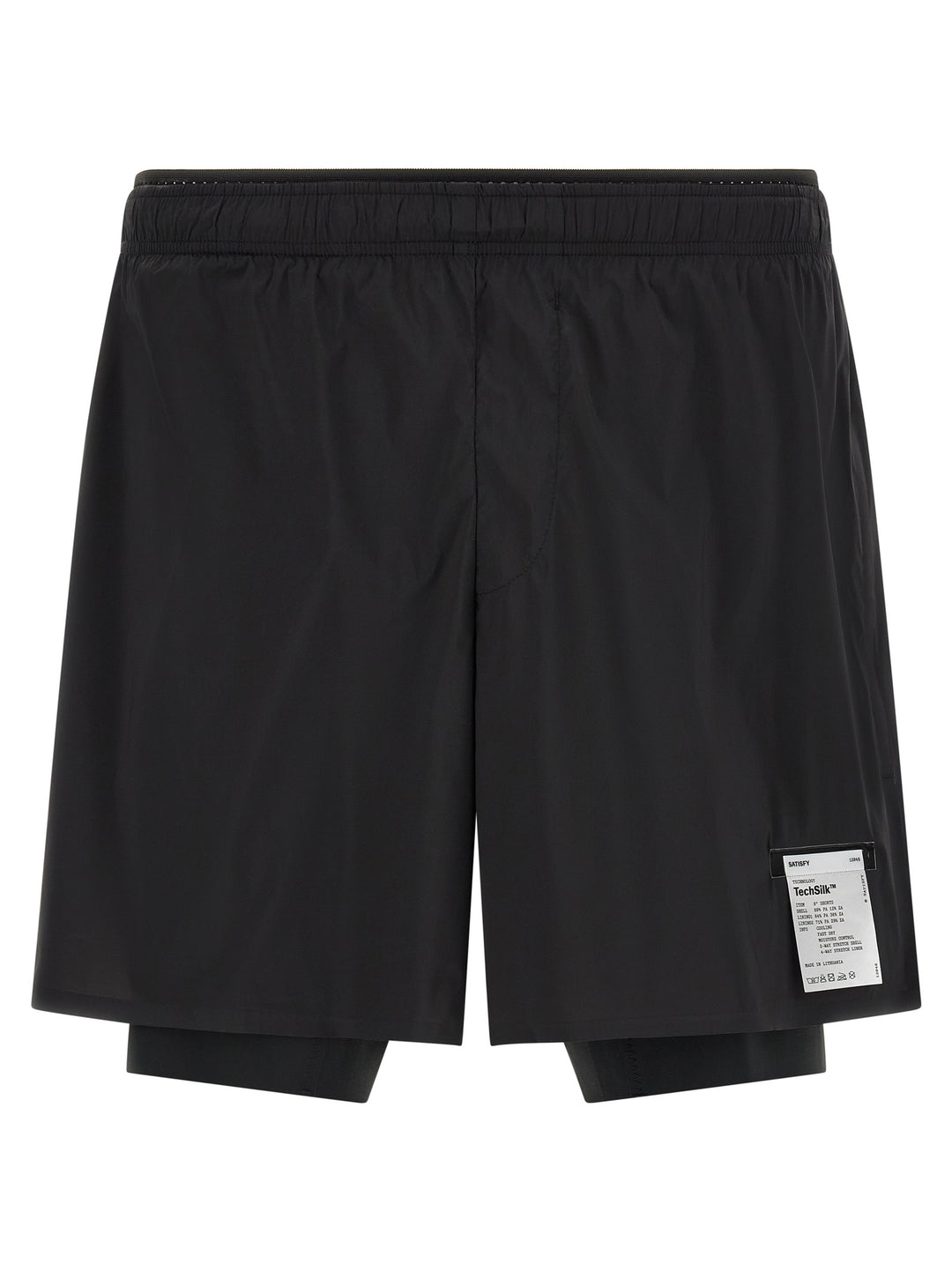 Satisfy Techsilk™ Bermuda e Short - Nero | 5a7033e4077847a3b768bdc14543632b8860a608