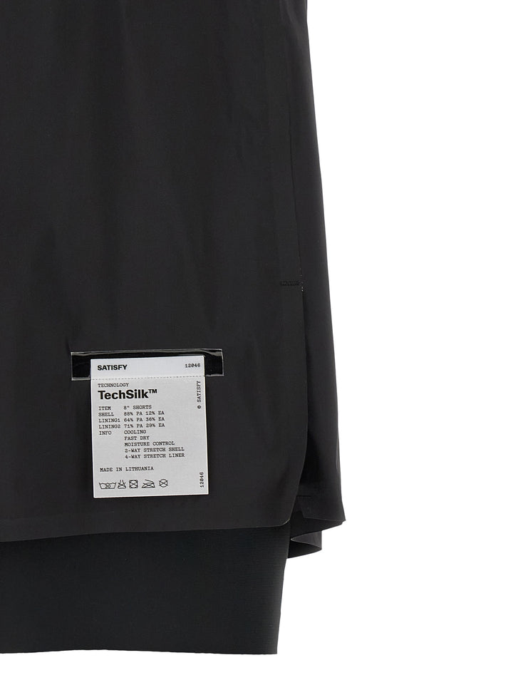 Satisfy Techsilk™ Bermuda e Short - Nero | 5f070eec81f0a64447a9c5d01fde844654a09c5b