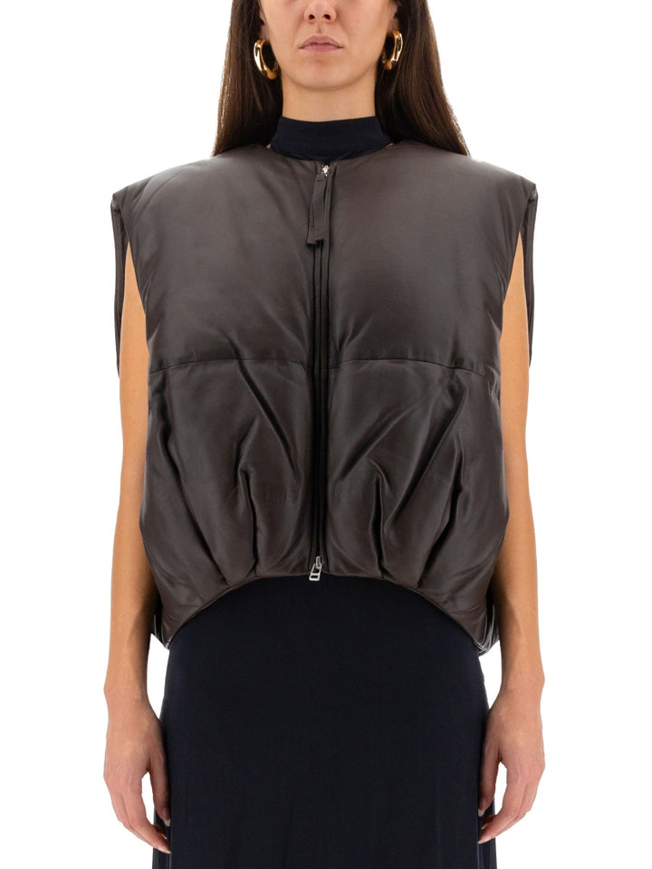 Alysi Gilet - Marrone | Wanan Luxury