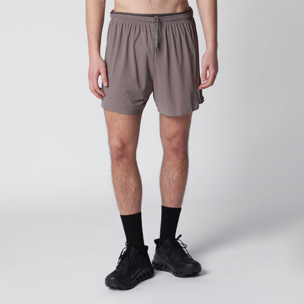 Taupe Space-O Shorts