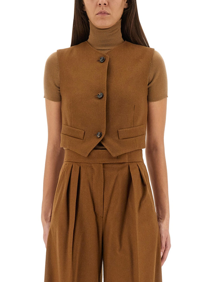 Max Mara Gilet - Beige | Wanan Luxury
