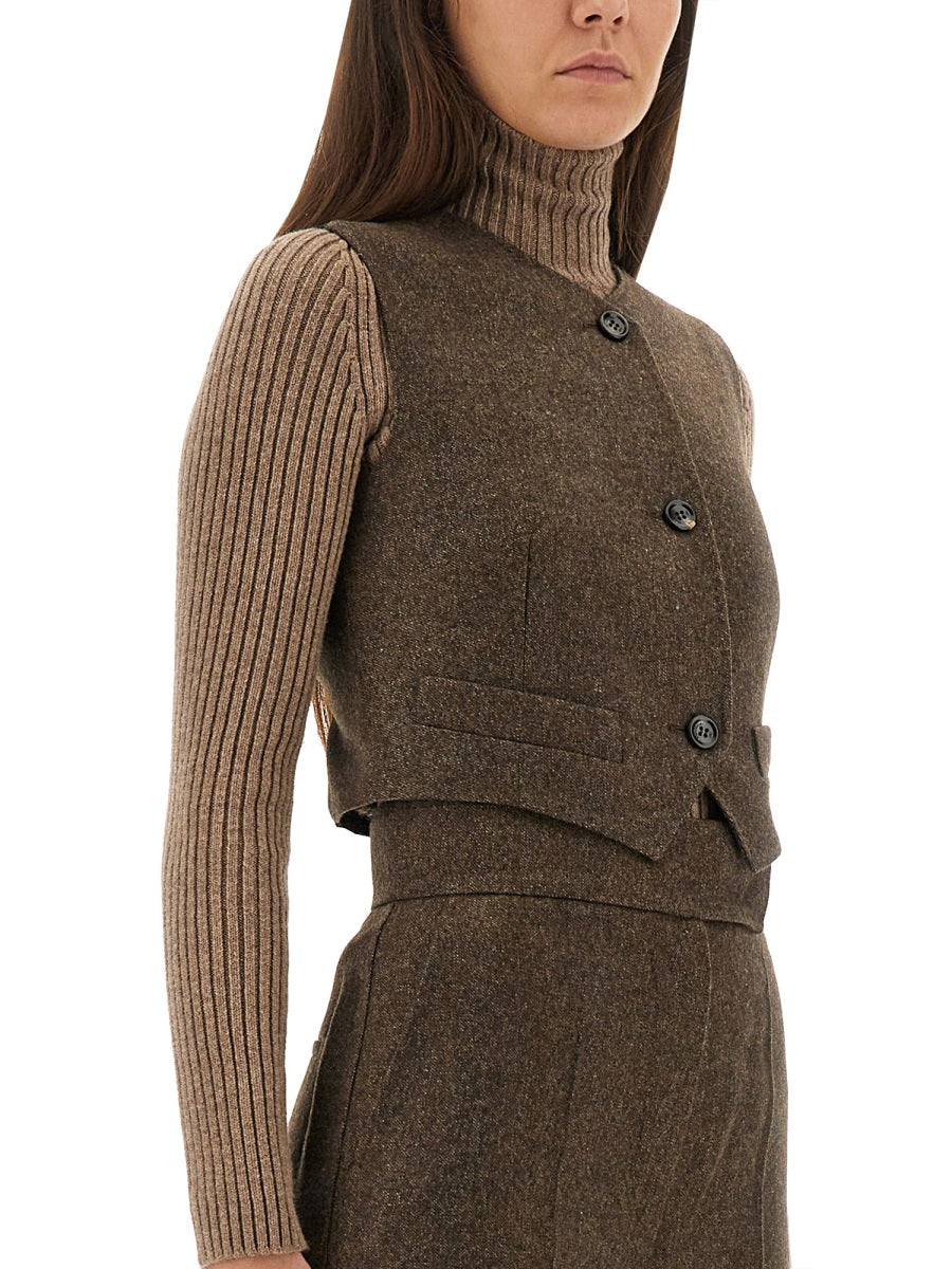 Max Mara Gilet - Marrone | Wanan Luxury