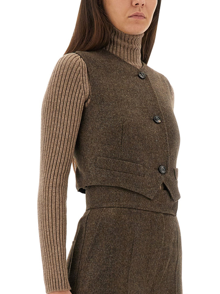 Max Mara Gilet - Marrone | Wanan Luxury