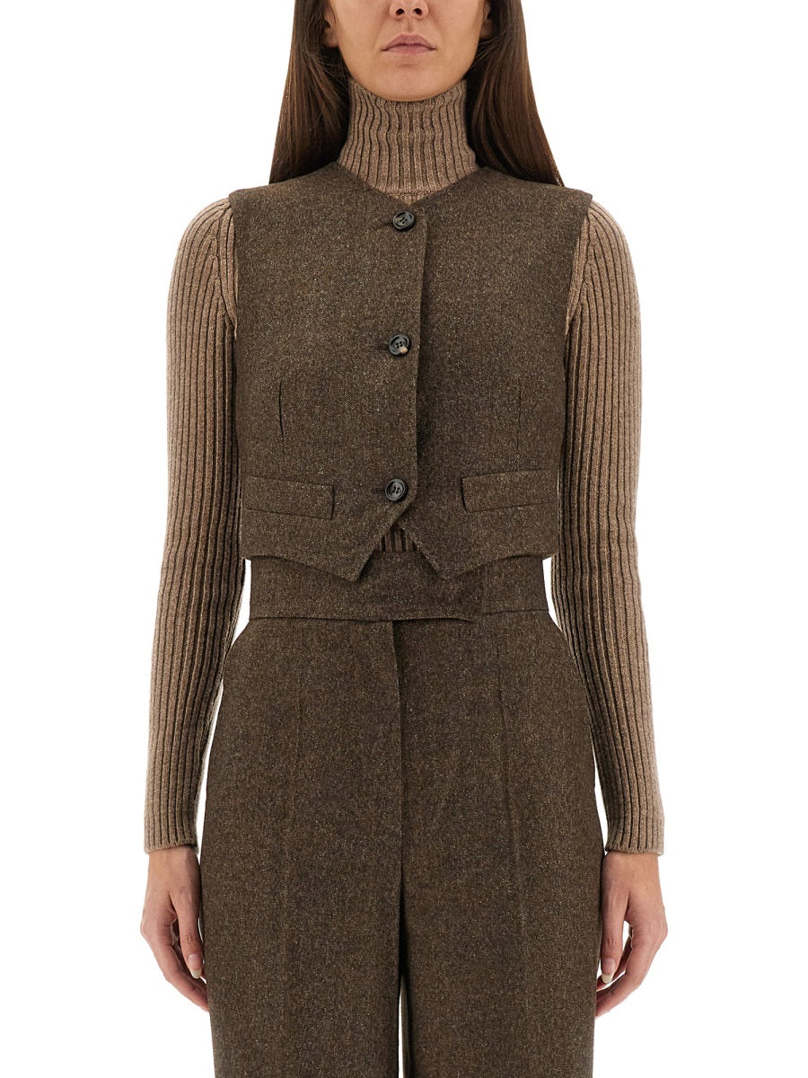 Max Mara Gilet - Marrone | Wanan Luxury