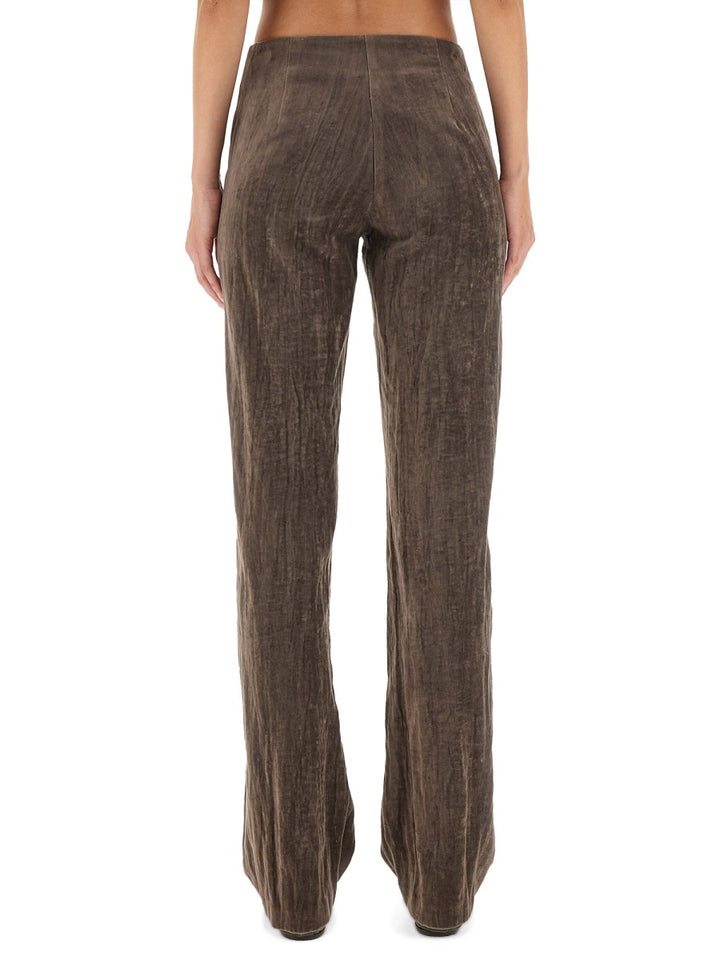 Alysi Pantaloni - Marrone | Wanan Luxury