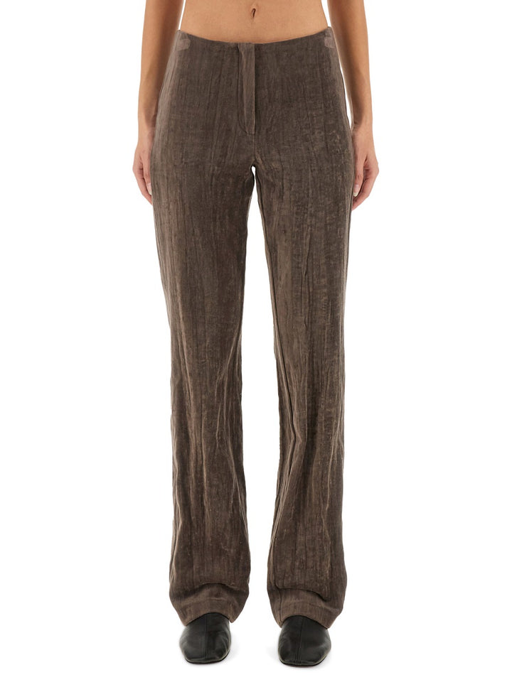 Alysi Pantaloni - Marrone | Wanan Luxury