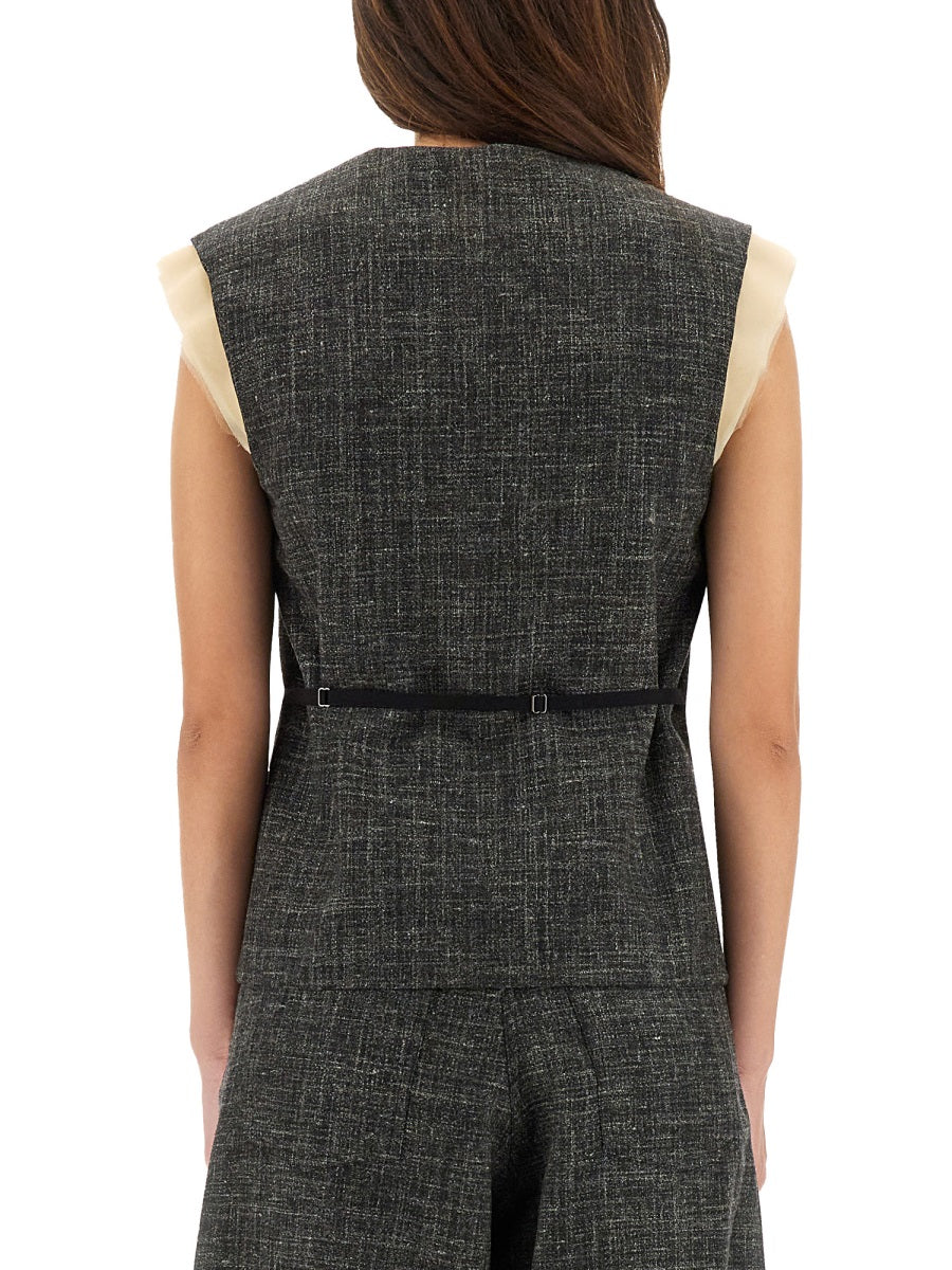 Alysi Gilet - Grigio | Wanan Luxury