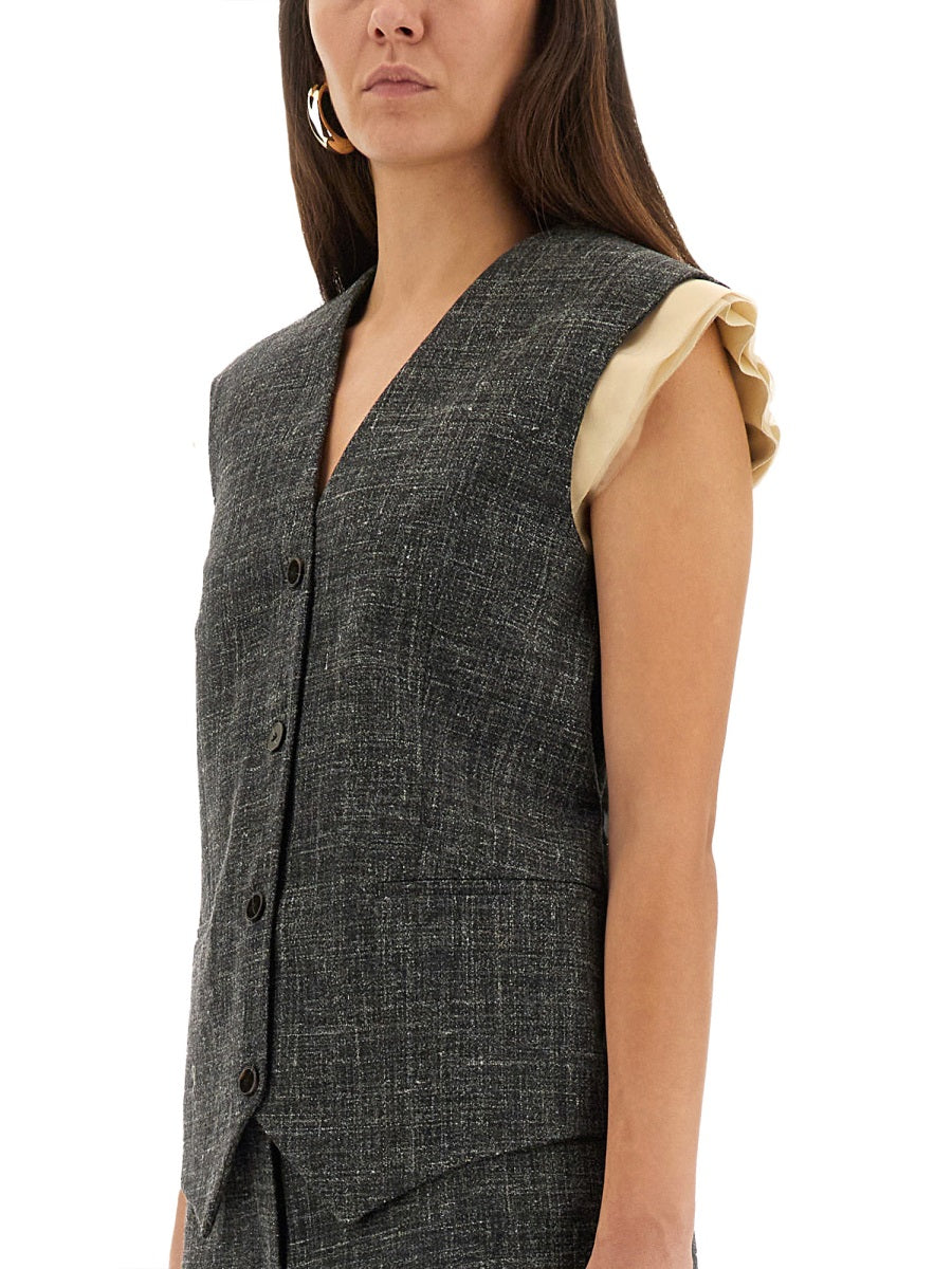 Alysi Gilet - Grigio | Wanan Luxury