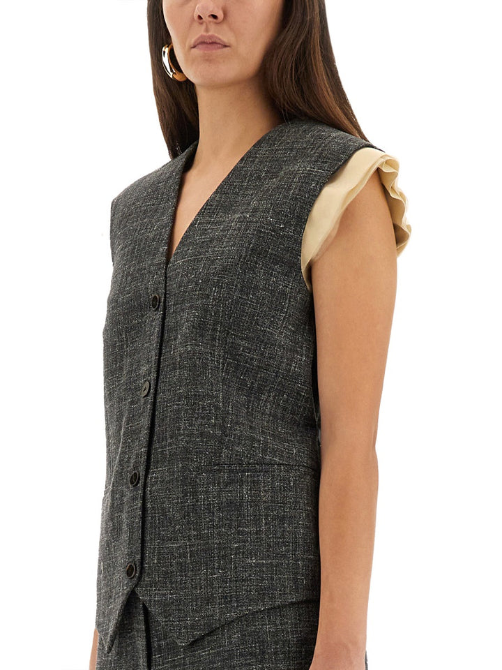 Alysi Gilet - Grigio | Wanan Luxury