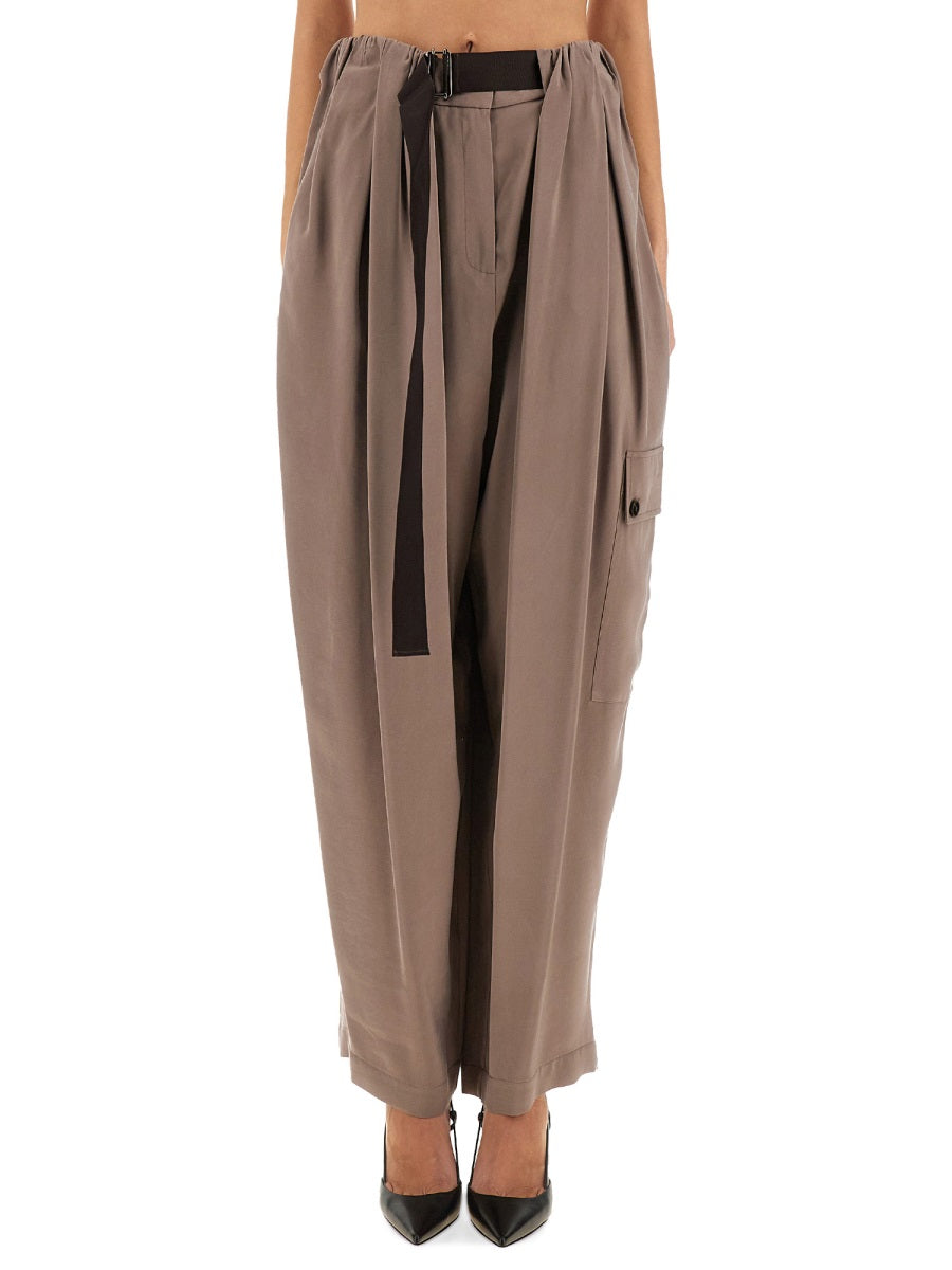 Alysi Pantaloni - Marrone | Wanan Luxury