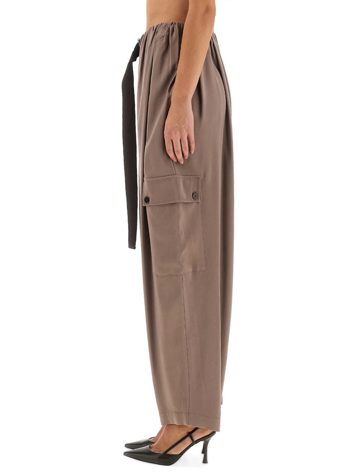 Alysi Pantaloni - Marrone | Wanan Luxury