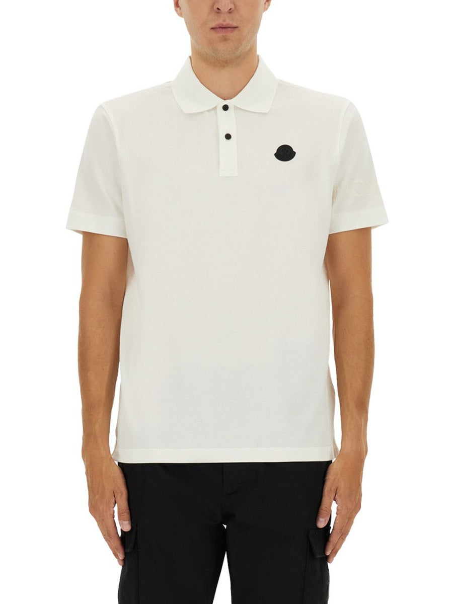 Moncler Polo - Bianco | Wanan Luxury