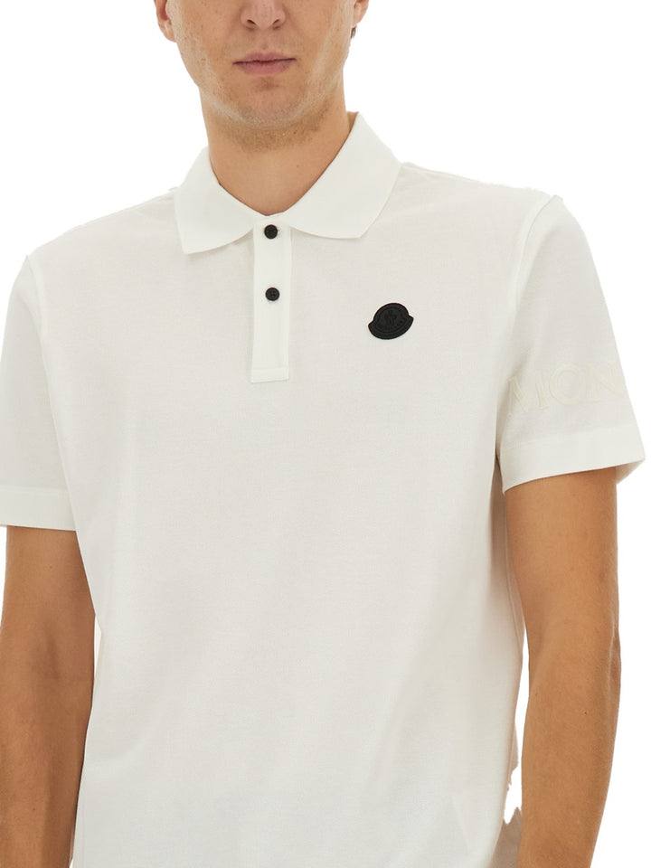 Moncler Polo - Bianco | Wanan Luxury