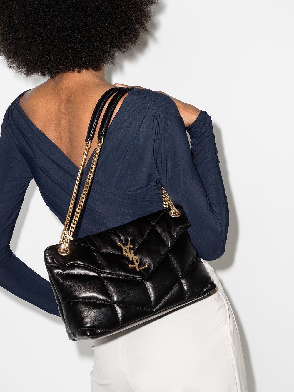 Saint Laurent Paris Borse a Spalla e Tracolla - Nero | 90c68b1f4cc8c306f6e602421cb6d1124b2917bd