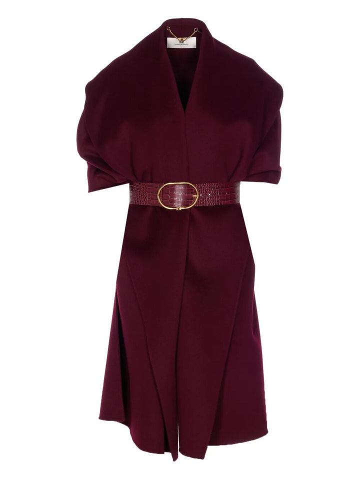 Elisabetta Franchi Cape - Rosso | ea9b525d3f0d86131379ad1cacaf49b4410c5ed2