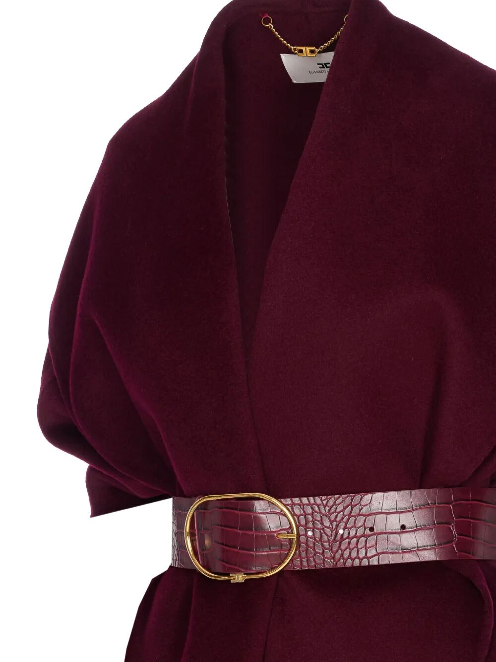 Elisabetta Franchi Cape - Rosso | 1ac9cd4f78300170a5bb489a97de350a8e4ac4e3