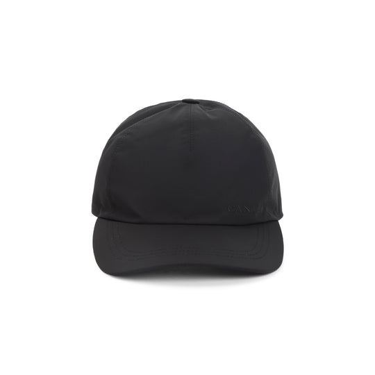 Black Logo Polyester Hat