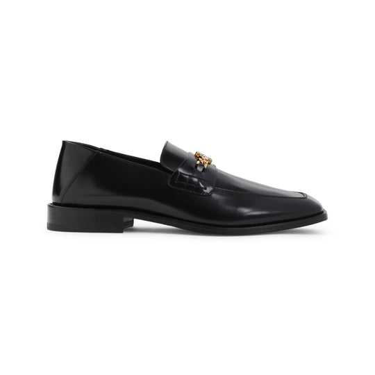 Black Leather Ma Slip On Loafer