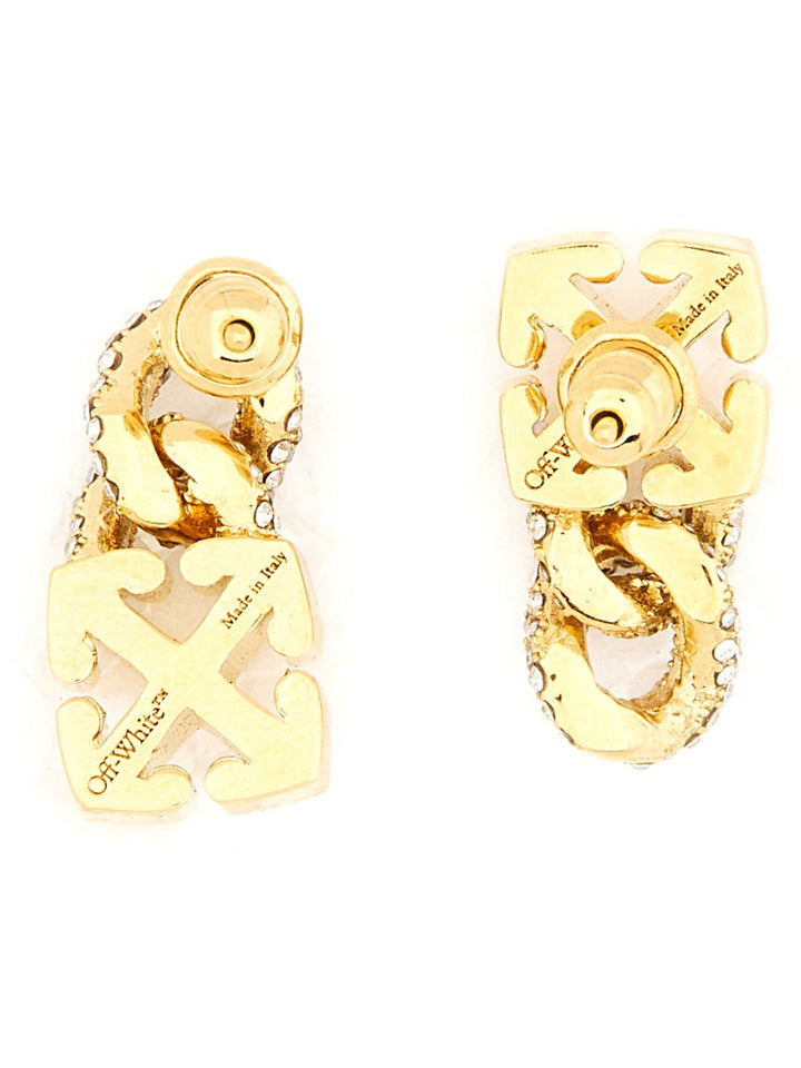 Off-White Orecchini - Oro | Wanan Luxury