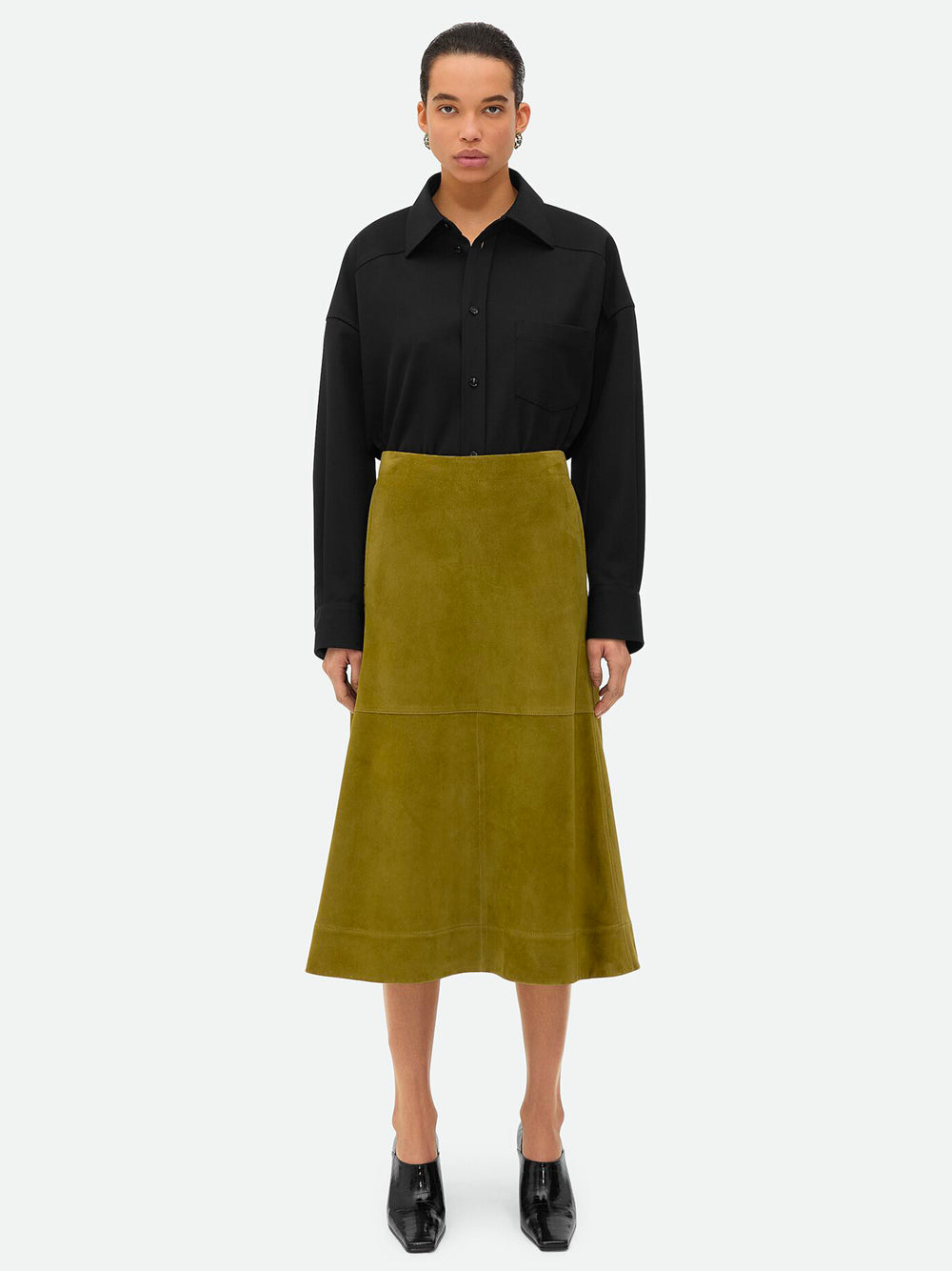 Bottega Veneta Midi skirts - Verde | d7640593664a00867d1bd632c5c645ef1af0169f