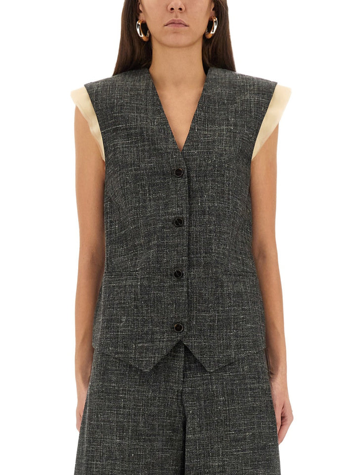 Alysi Gilet - Grigio | Wanan Luxury