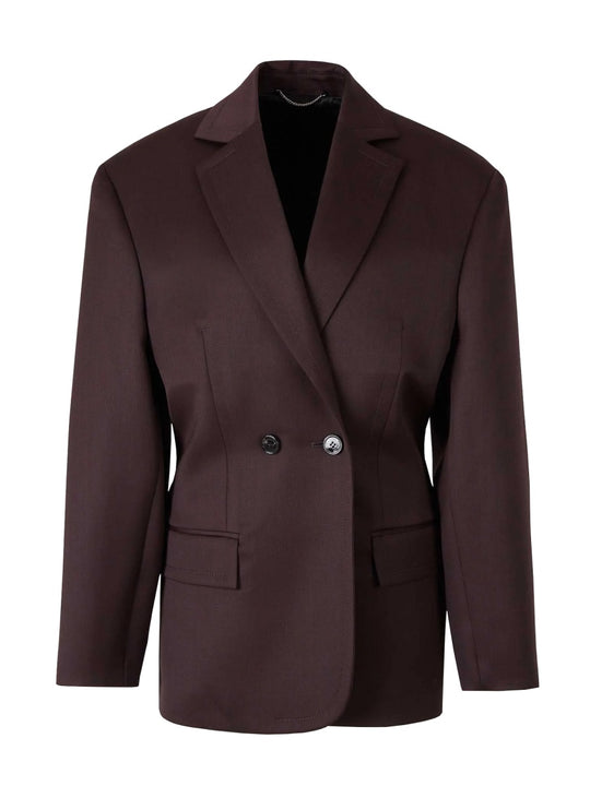 Straight Wool Blazer