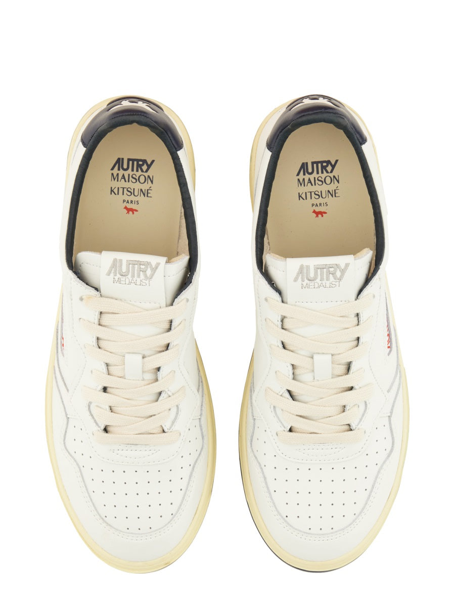 AUTRY X MAISON KITSUNÉ Sneakers - Bianco | Wanan Luxury